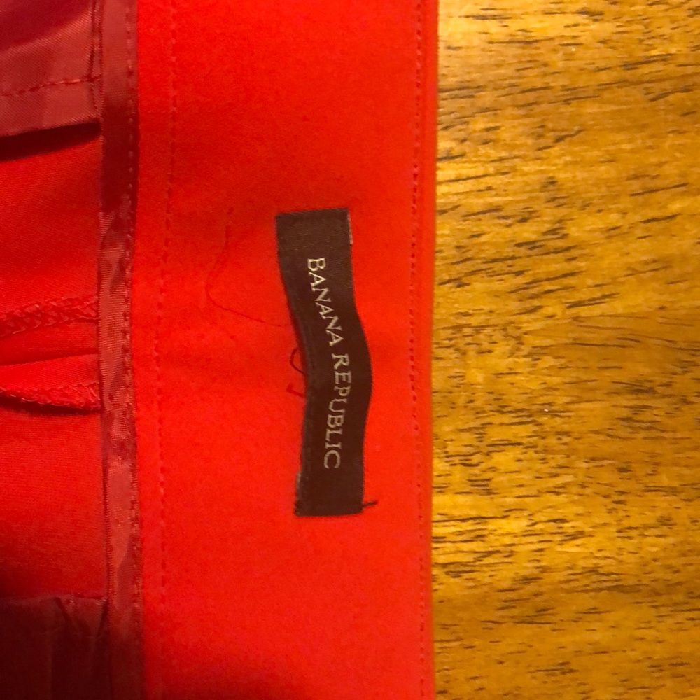 Red banana republic pants